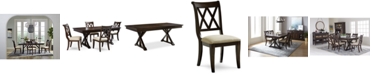 Furniture Baker Street Dining Furniture, 5-Pc. Set (Dining Trestle Table & 4 Side Chairs)